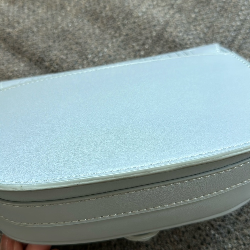 Light blue fashion bag